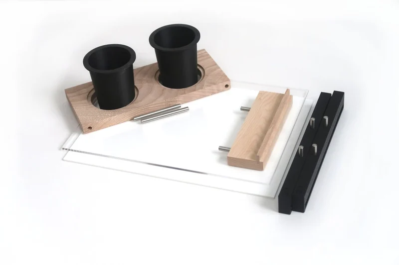 Pegboard cadeau de Noël Artiste – panneau perforé mural + accessoires créatifs