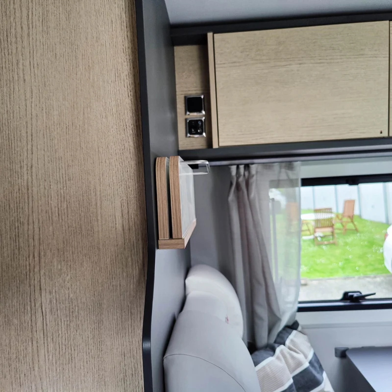 Etagère pour fourgon, camping-car et caravane, sans perçage et multifonctionnelle