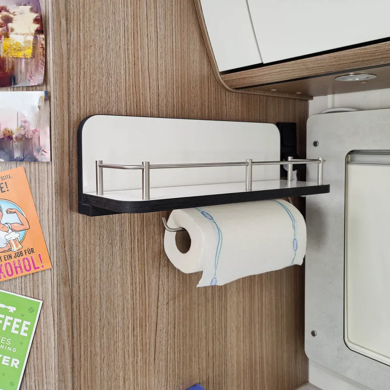 Etagère pour fourgon, camping-car et caravane, sans perçage et multifonctionnelle