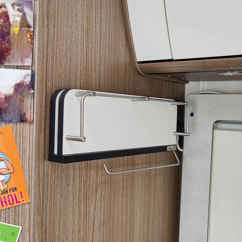 Etagère pour fourgon, camping-car et caravane, sans perçage et multifonctionnelle