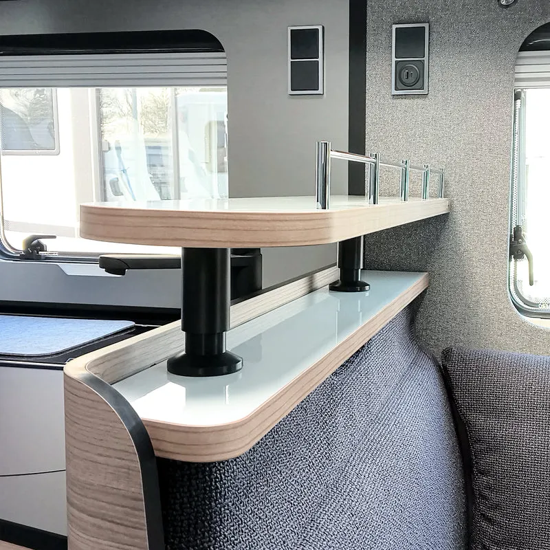 Tablette de rangement en deux parties pour Hymer à partir de l'année-modèle 2026