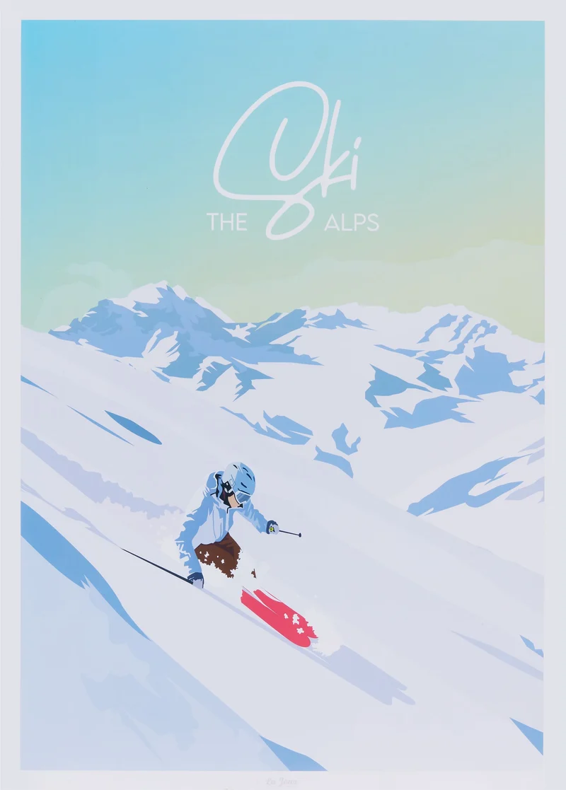 La Jonx SKI Poster
