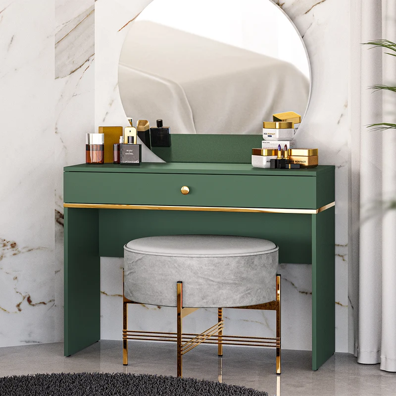 Console Coiffeuse 1 tiroir Thalia Vert