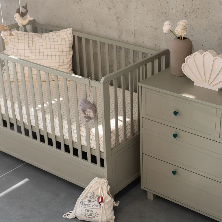 Lit évolutif 70x140 Wood Luck Gabriel - Vert Eucalyptus