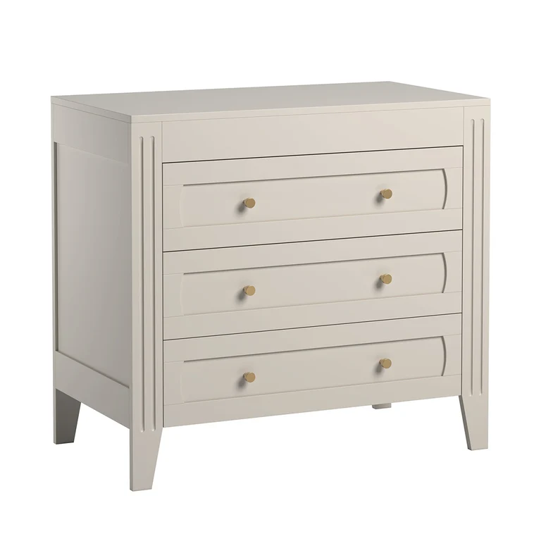Commode 3 tiroirs et armoire 1 porte Vox Milenne Cachemire