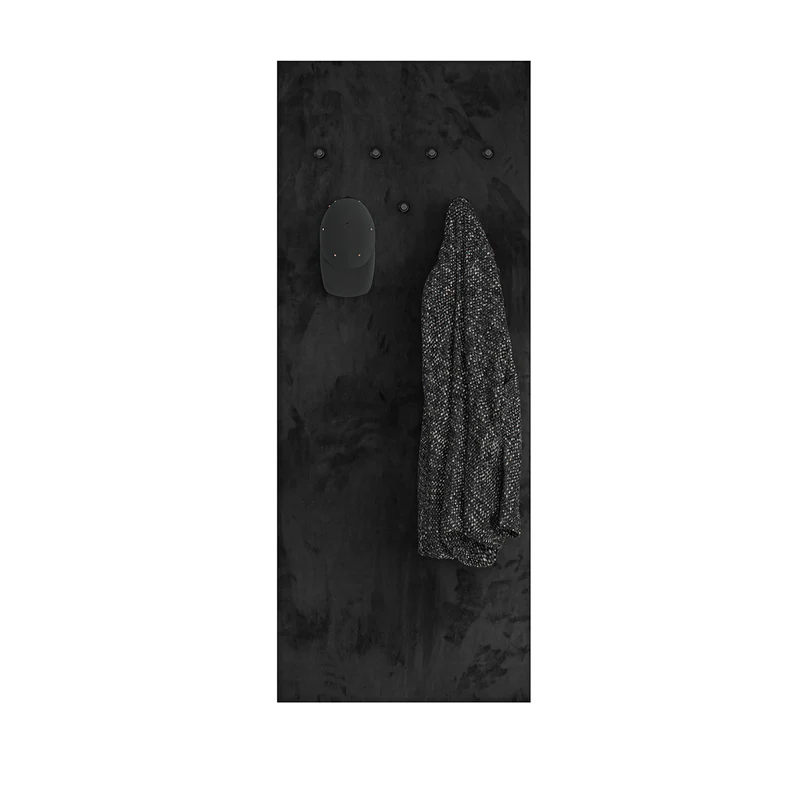 Porte-manteau mural 7 patères Nilo Bois