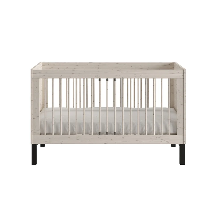 Lit évolutif 70x140 Pinio Country Bois blanchi