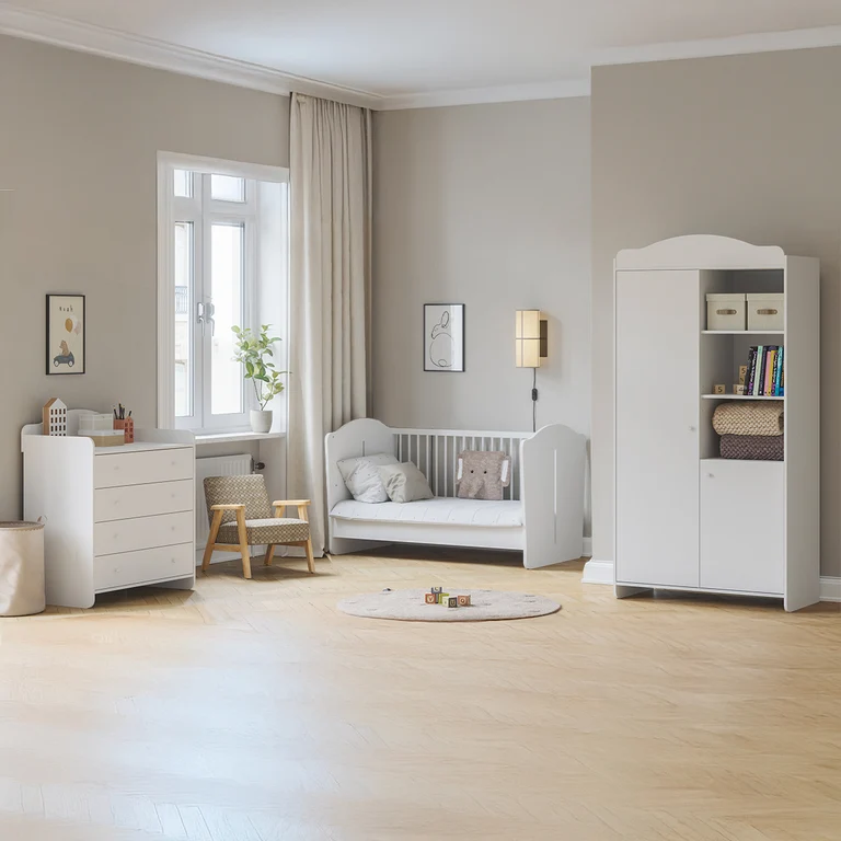 Lit évolutif 70x140 Vox Megeve Blanc