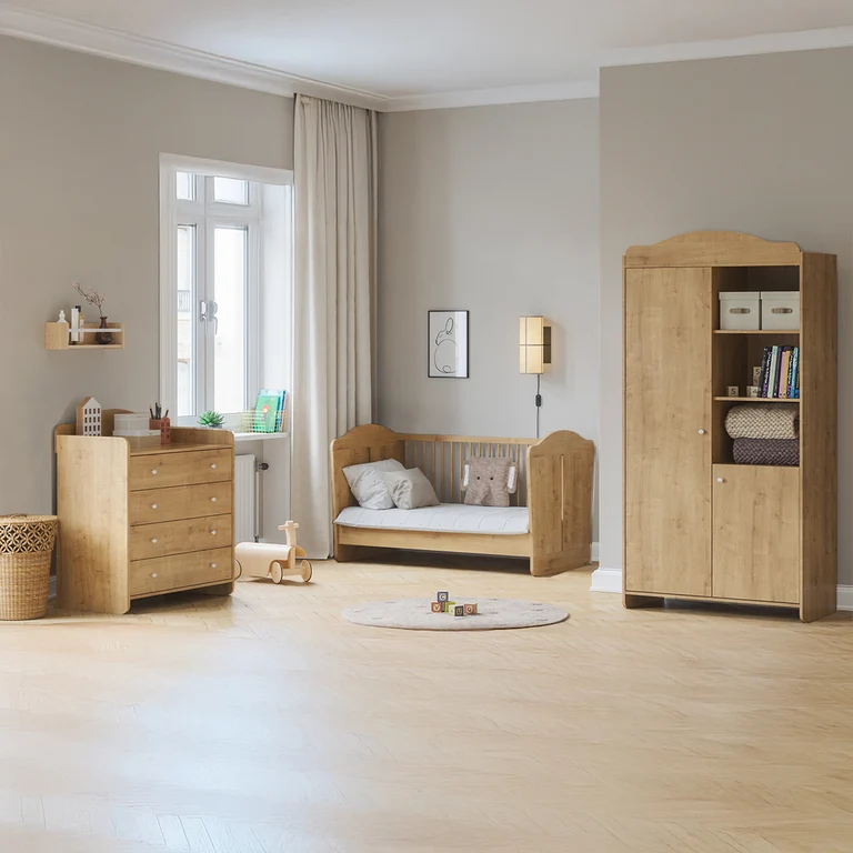 Commode à langer 4 tiroirs Vox Megeve Bois