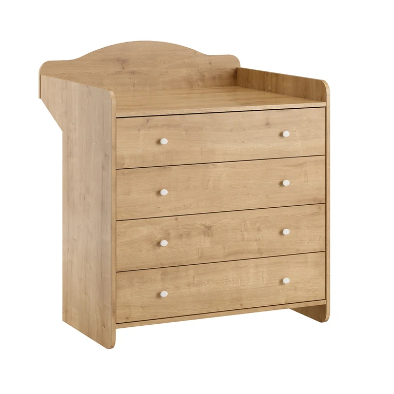 Lit évolutif 70x140 et commode à langer Vox Megeve Bois