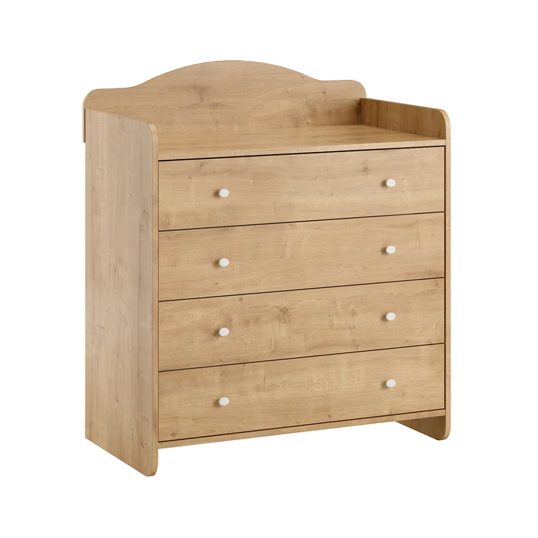 Commode à langer et armoire 2 portes Vox Megeve Bois