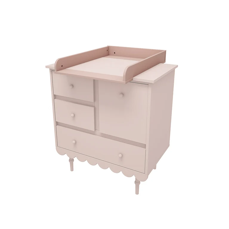 Plan à langer Wood Luck Babushka Rose