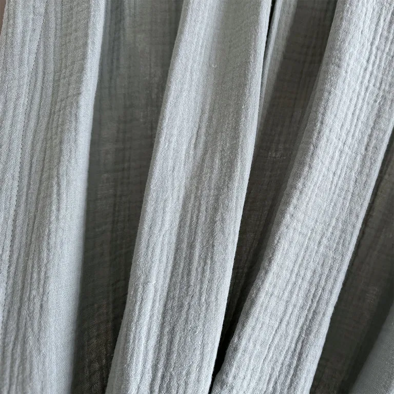Ciel de lit en mousseline double pour 90x200 Gris