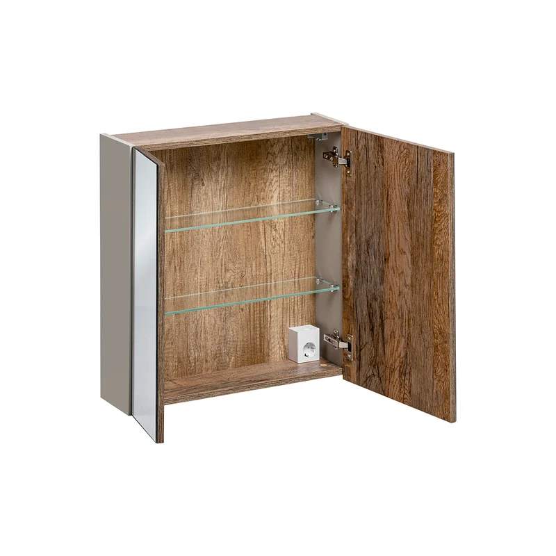 Miroir armoire murale 60cm Éros Taupe