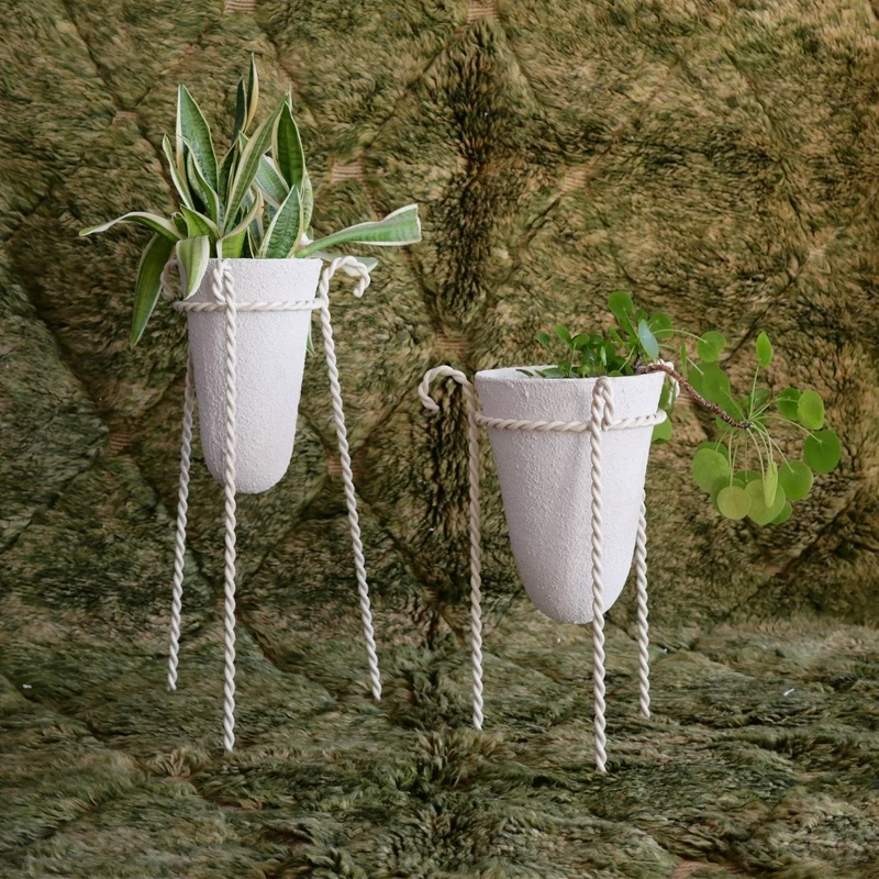 Cache pot crépi Torsade