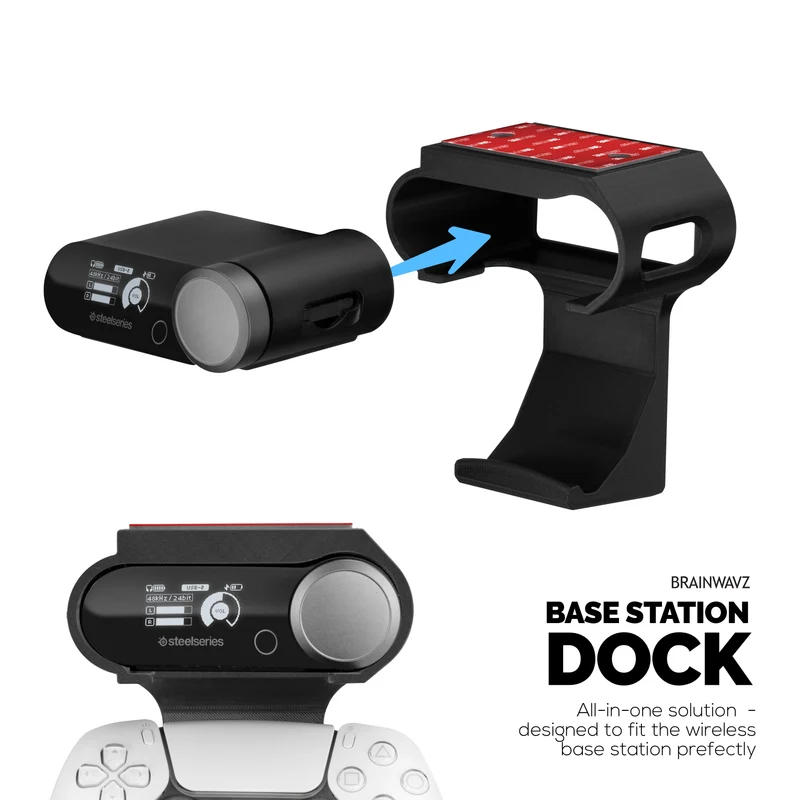 Support de bureau et support pour manette de jeu SteelSeries Arctis Nova Pro Wireless, Nova Pro Omni et station de base Nova Elite