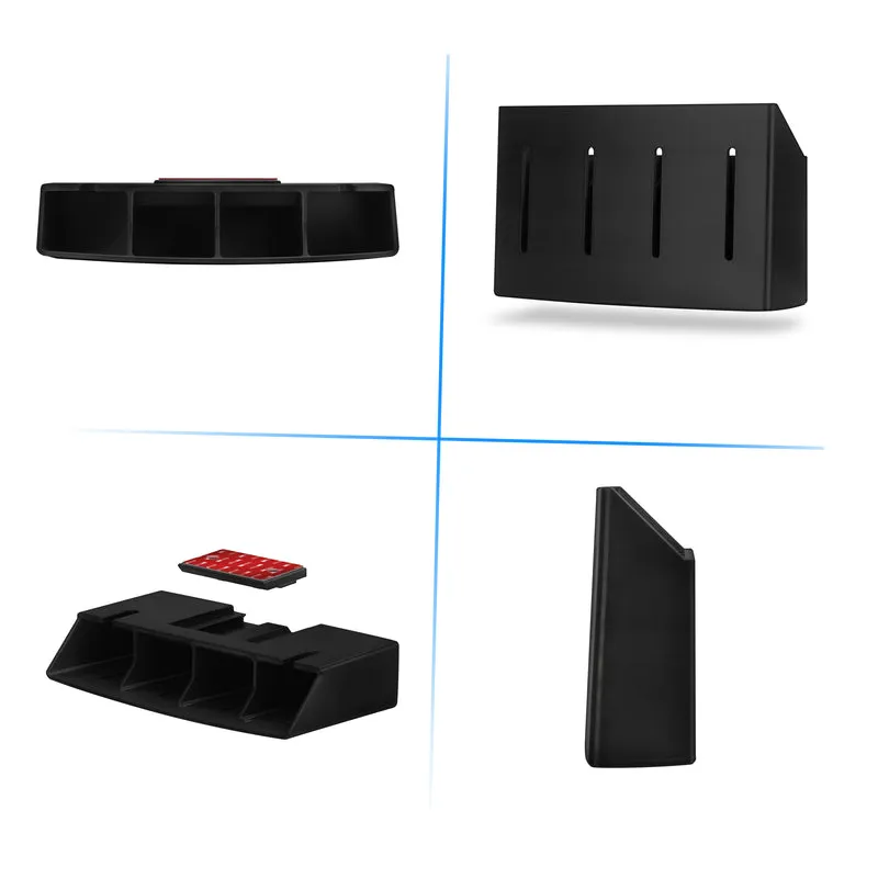 Support de télécommande universel – Support mural amovible et sous le bureau pour téléviseur, DVD, streaming, télécommandes de climatisation et plus encore – Organisateur peu encombrant