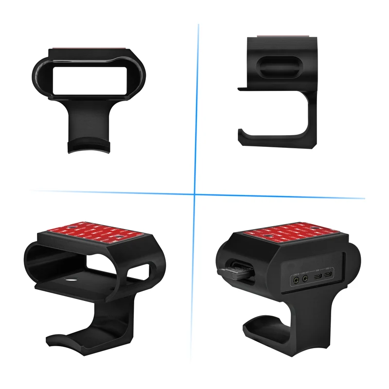 Support de casque audio sous bureau pour casques Steelseries Arctis Nova Pro Wireless, Nova Pro Omni et Nova Elite avec station d'accueil pour la base sans fil