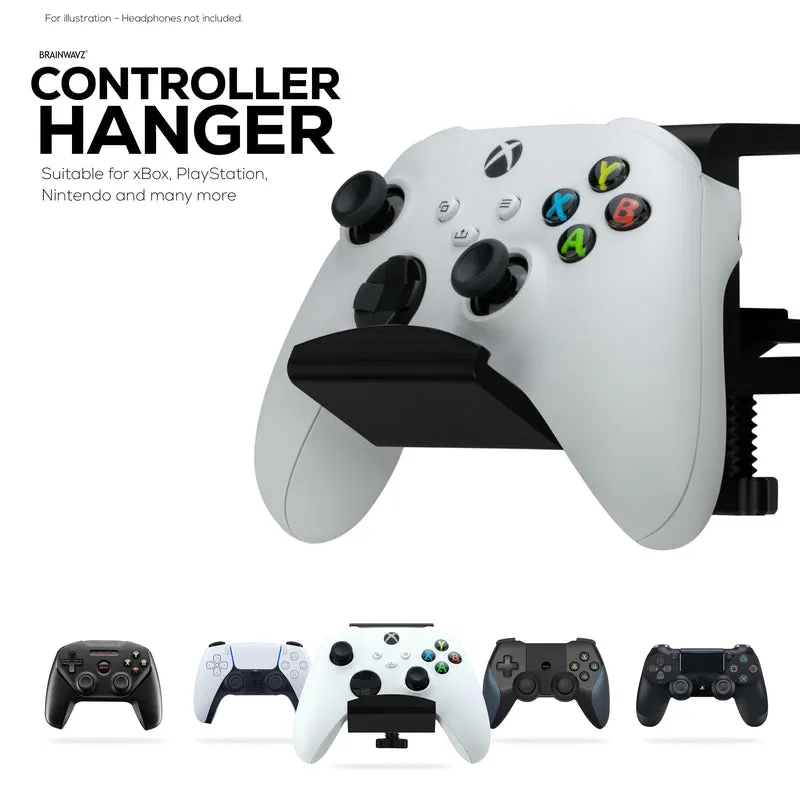 Support de contrôleur de jeu de bureau avec pince réglable, conception universelle pour XBOX, PS5, PS4, PC, Steelseries, Steam