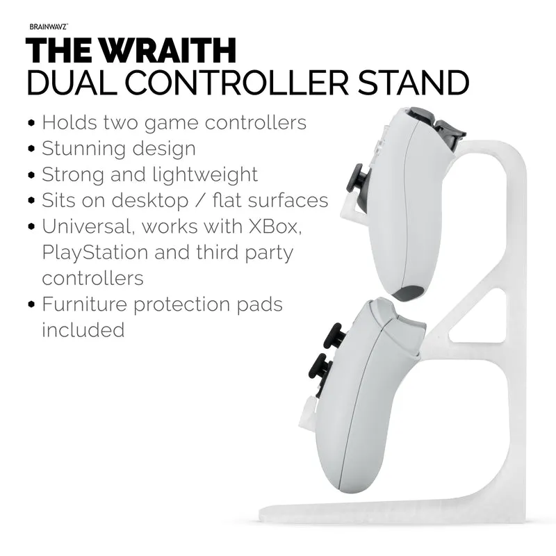 The Wraith - Support pour manette de jeu double pour bureau - Conception universelle pour toutes les manettes de jeu