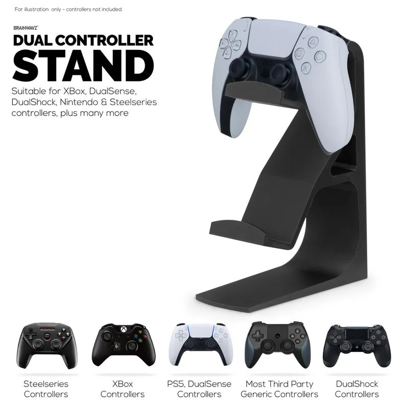 The Wraith - Support pour manette de jeu double pour bureau - Conception universelle pour toutes les manettes de jeu