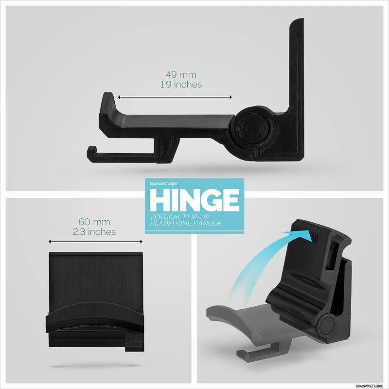Hinge - Support de support de suspension pour casque mural pliable