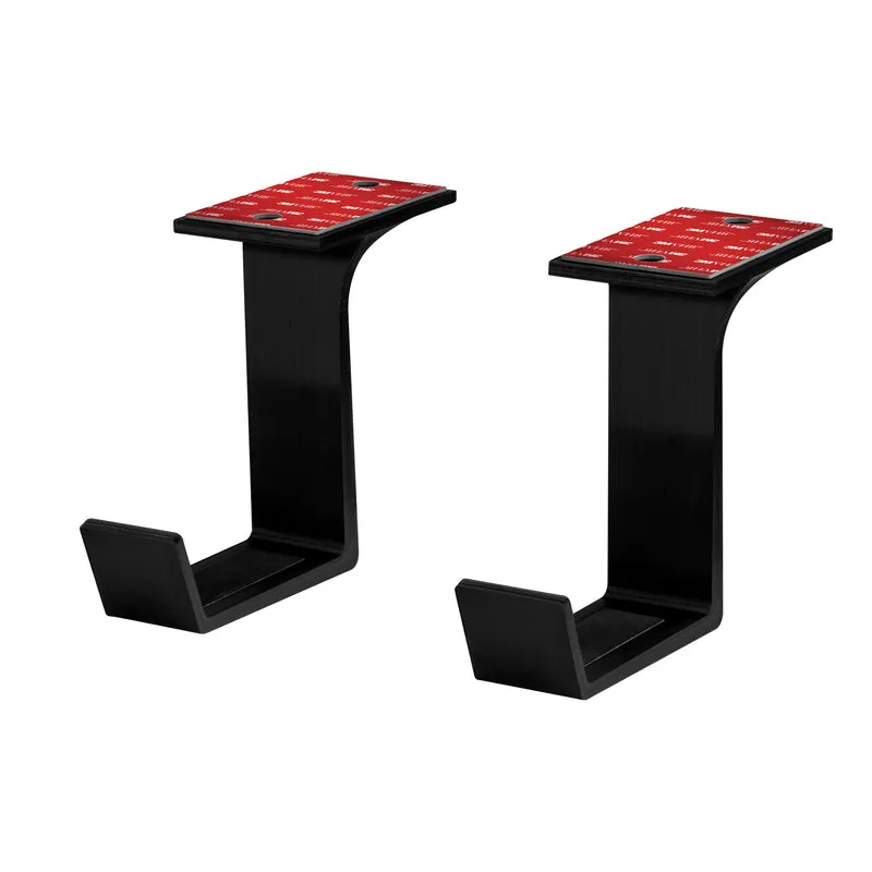 Support de montage sous le bureau, adhésif et à visser, compatible avec Belkin, GE et autres barres d'alimentation, câbles, adaptateurs