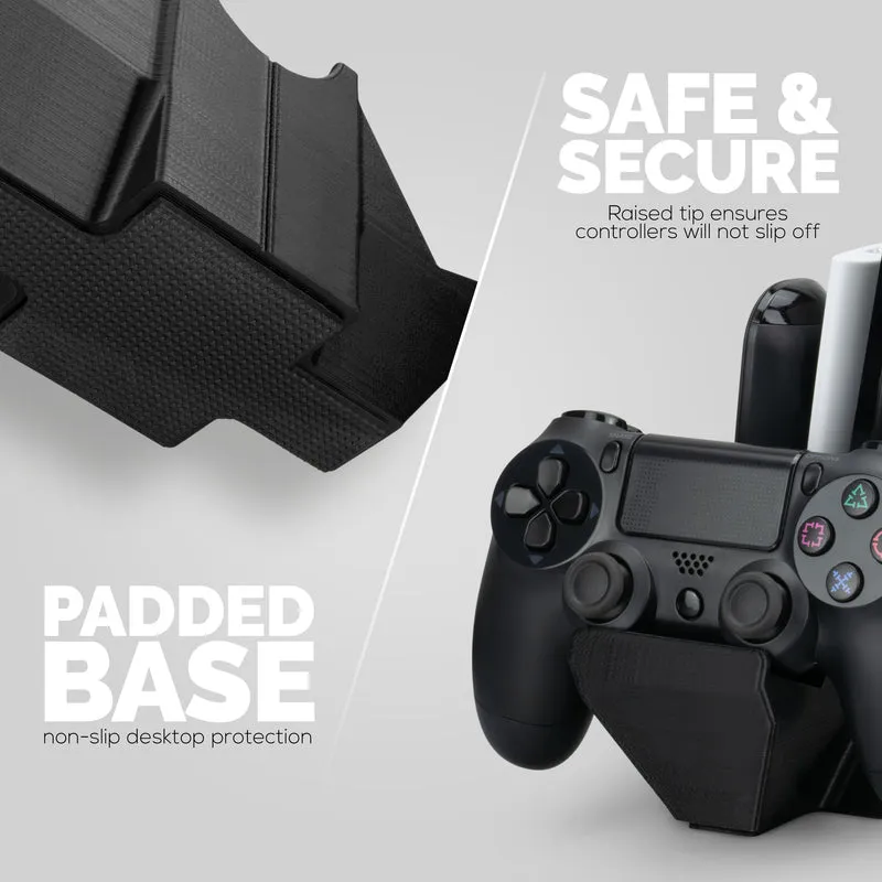 Double contrôleur de jeu et télécommande TV et support de bureau de stockage, réduire l'encombrement, ajustement universel de la manette de jeu