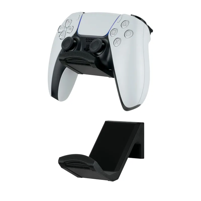 Support mural pour manette de jeu PlayStation PS5 (paquet de 2) - Cintre adhésif conçu sur mesure, facile à installer