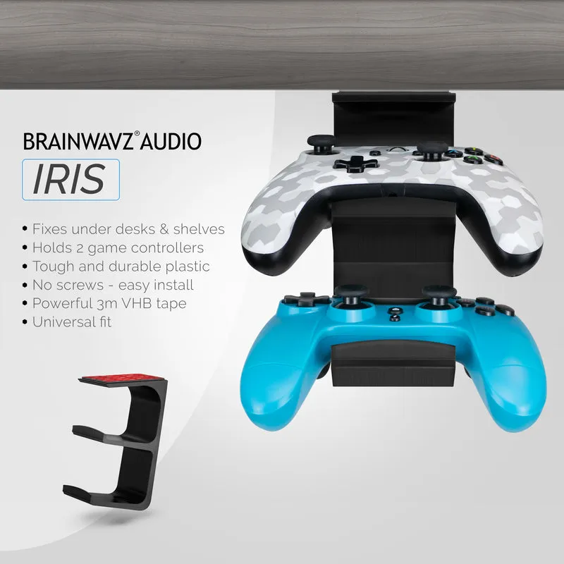 The Iris - Support de contrôleur universel double sous le bureau