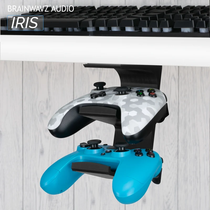 The Iris - Support de contrôleur universel double sous le bureau