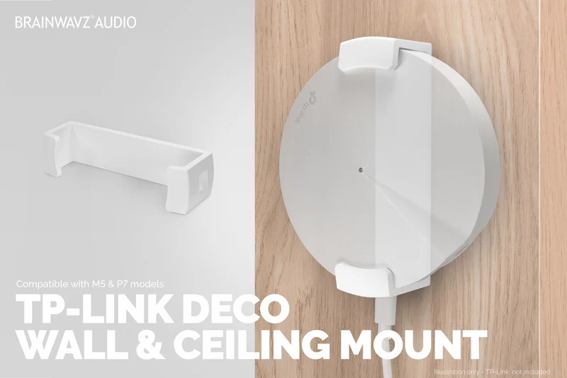 Support adhésif TP-Link Deco M5 & P7 pour montage mural et au plafond, facile à installer