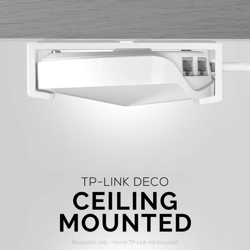 Support adhésif TP-Link Deco M5 & P7 pour montage mural et au plafond, facile à installer