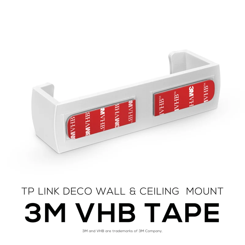 Support adhésif TP-Link Deco M5 & P7 pour montage mural et au plafond, facile à installer