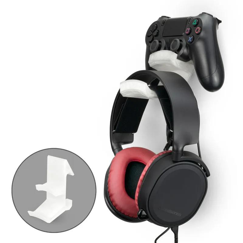The Colossus - Support pour casque et manette de jeu universel - Support adhésif, sans gâchis ni vis