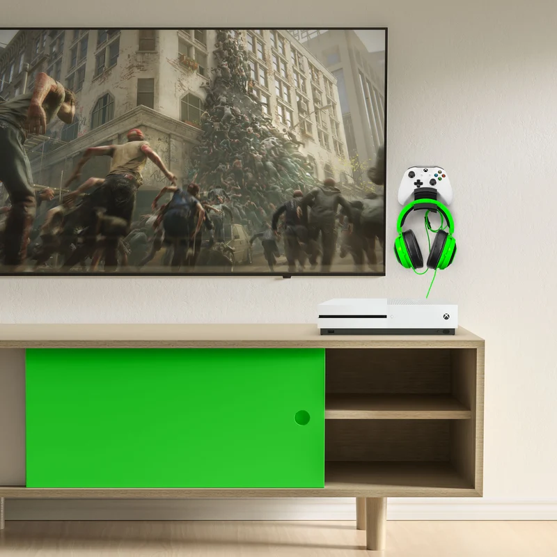 The Colossus - Support pour casque et manette de jeu universel - Support adhésif, sans gâchis ni vis