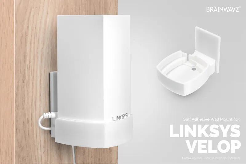 Support mural adhésif pour Linksys Velop