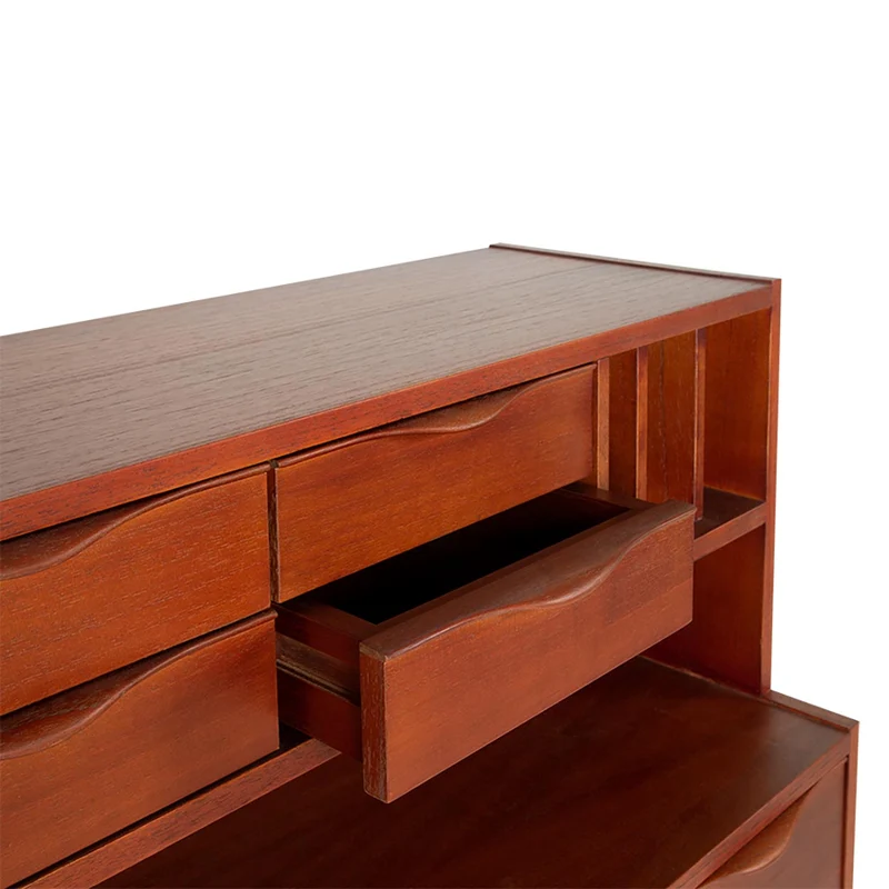 SECRÉTAIRE EN BOIS TEINTÉ