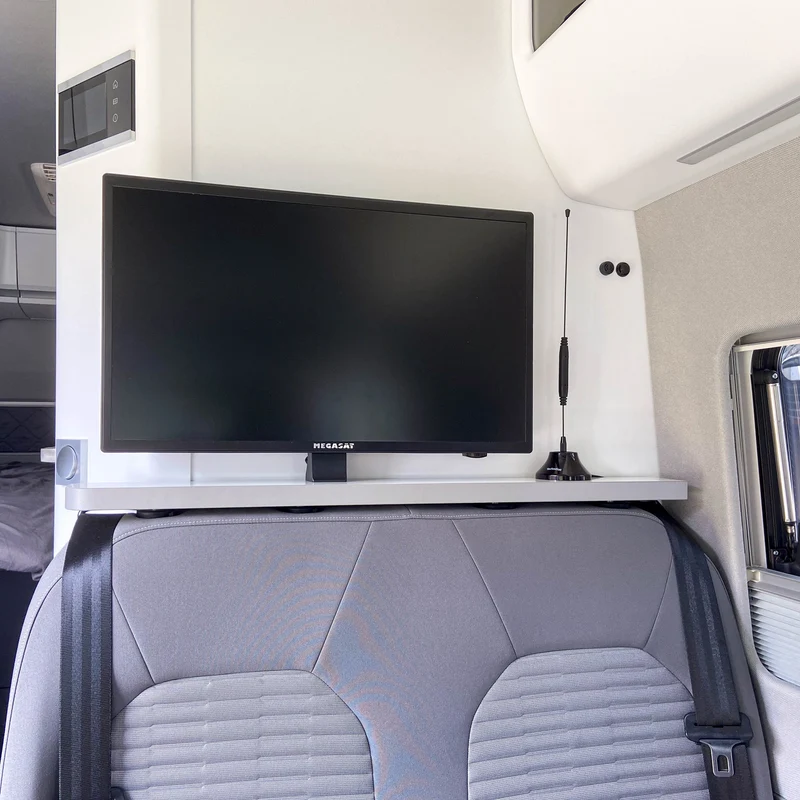Tablette de rangement pour VW Grand California 600/680, modèles 2021 à 2025