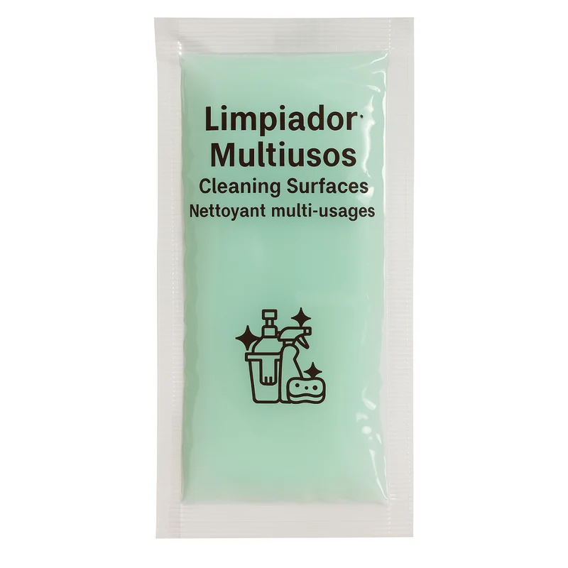 Kit de Limpieza Sobres 15 ml Bolsa Kraft