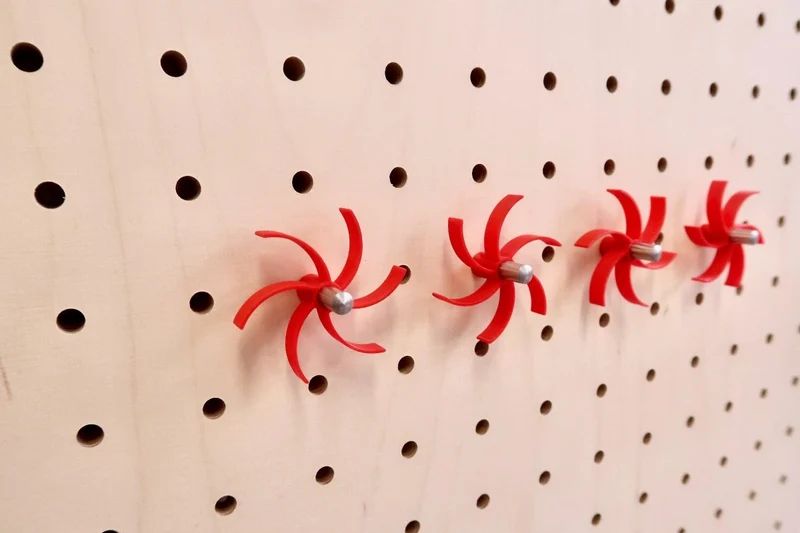 Parcours de billes mural pour pegboard – Marble Run créatif enfant