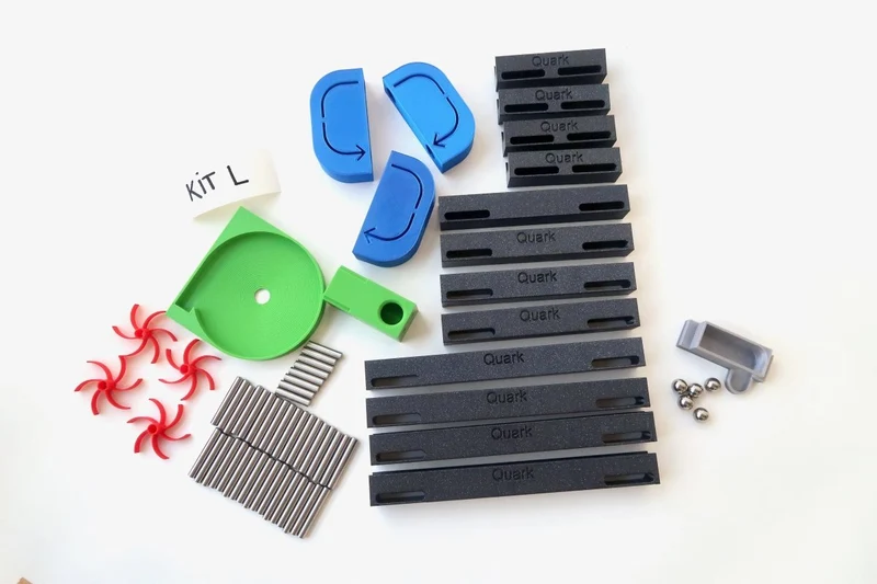 Parcours de billes mural pour pegboard – Marble Run créatif enfant