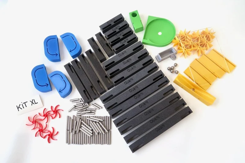 Parcours de billes mural pour pegboard – Marble Run créatif enfant