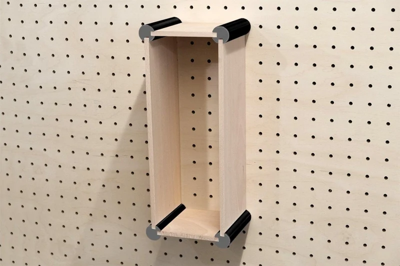 Kit de rangement XL pour pegboard – casiers muraux pour grands objets