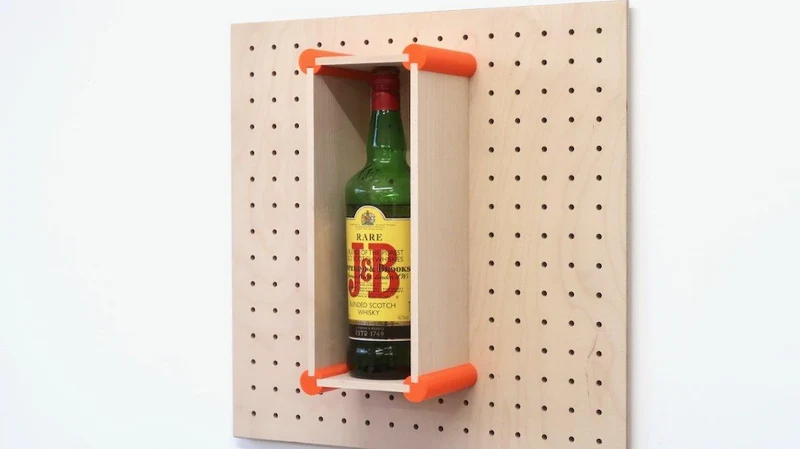 Kit de rangement XL pour pegboard – casiers muraux pour grands objets