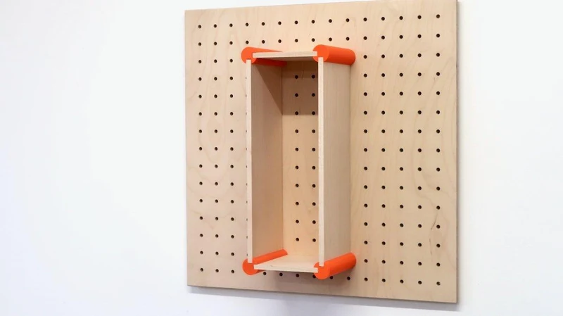 Kit de rangement XL pour pegboard – casiers muraux pour grands objets