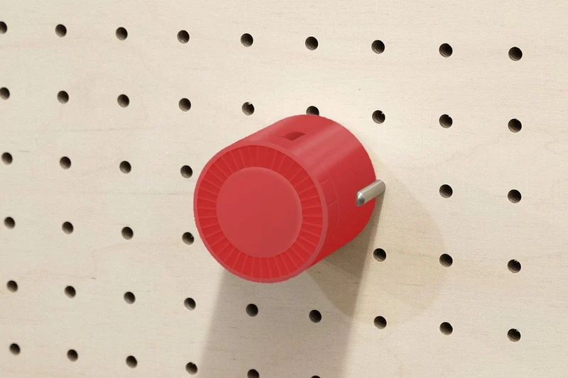 Enrouleur de câble pour pegboard – range-câble mural panneau perforé