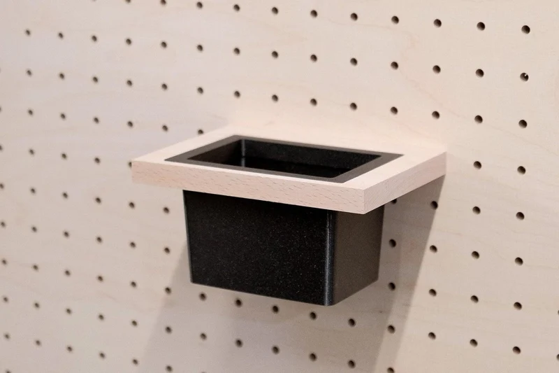 Pot de fleurs suspendu pour pegboard – jardinière murale panneau perforé