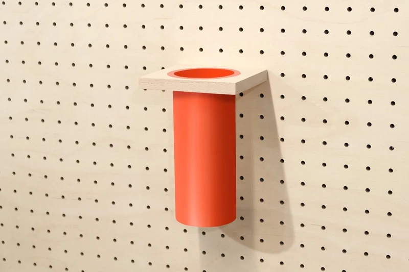 Pot à ustensiles pour pegboard – rangement de cuisine mural panneau perforé