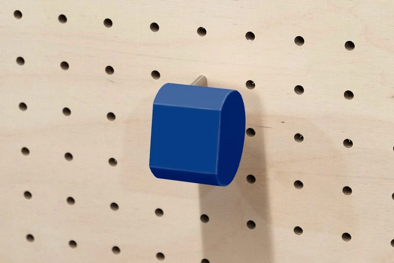 Porte-montre mural pour pegboard – support montre inox et impression 3D